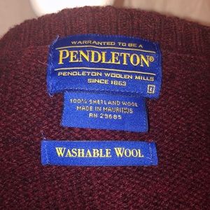 VTG Pendleton crew neck 100% wool sweater cottagecore sustainable